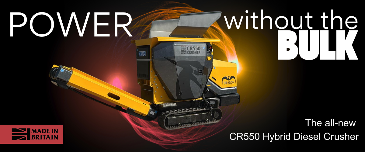 CR550 Hybrid Crusher Launches at PlantWorx 2025 — Dragon Equipment